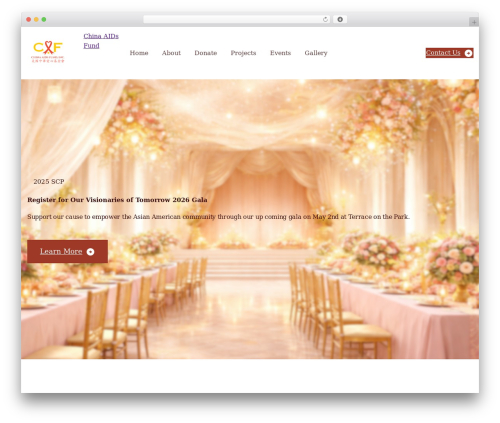 WordPress theme Blockscape - chinaaidsfund.org