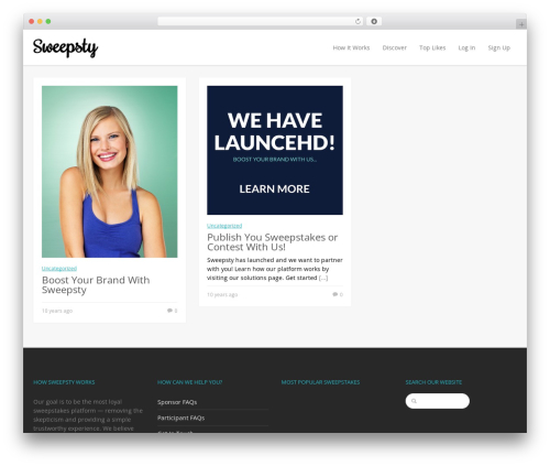 Facebook All (facebookall) free WordPress plugin - sweepsty.com