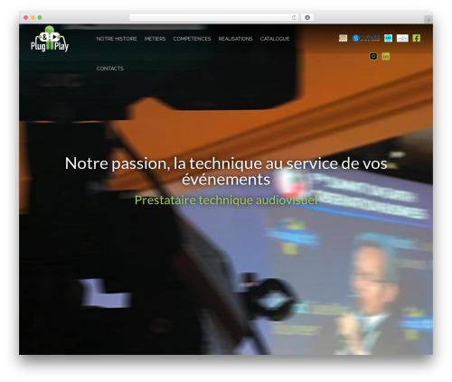 WordPress theme Plug - plugandplay-event.com
