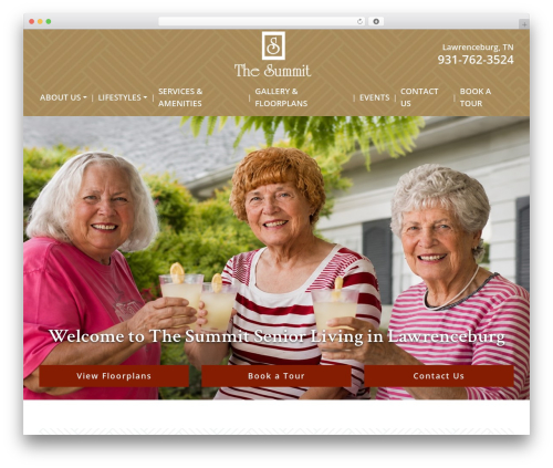 Bootstrap components master WordPress plugin - thesummitseniorliving.com