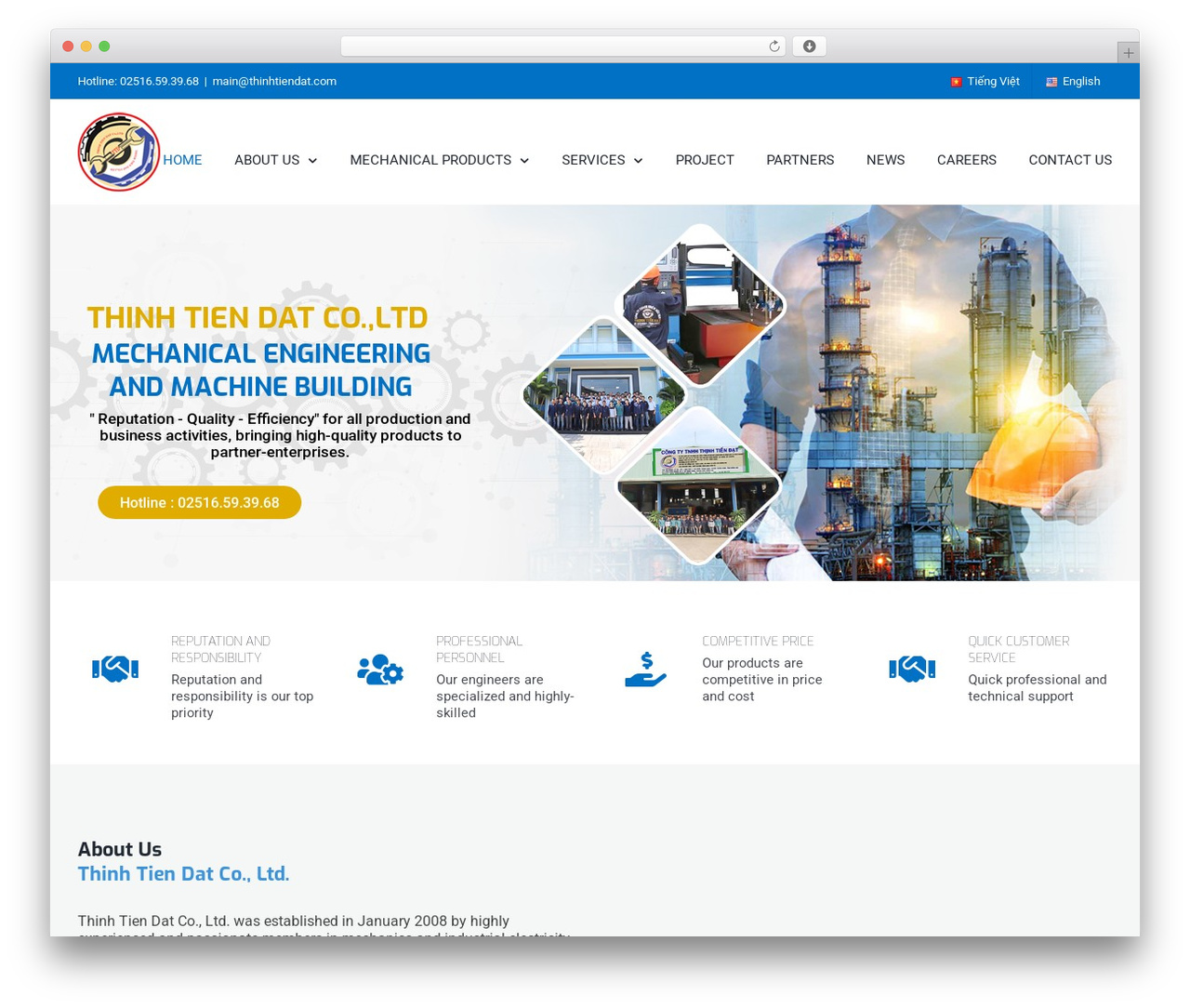 Avada theme WordPress - thinhtiendat.com