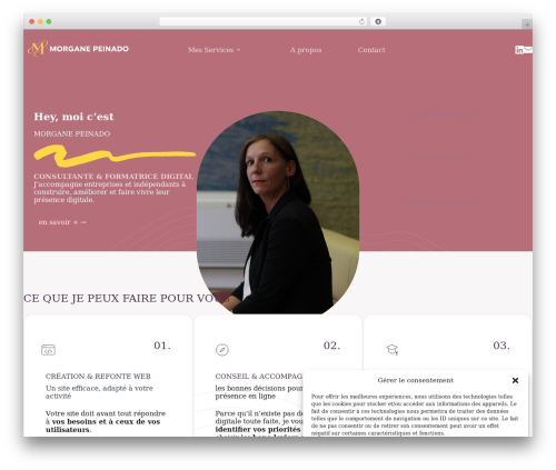 Blocksy WordPress theme design - marajade.fr