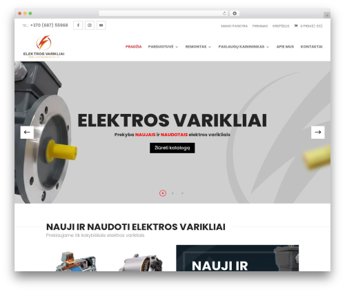 Ds divi extras WordPress plugin - elektrosvarikliai.lt