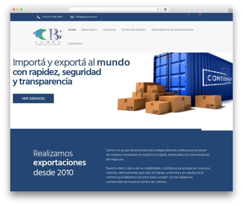 Ekko theme WordPress - bygcomex.com
