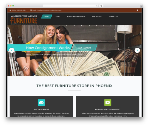 Frontech theme WordPress - anothertimearoundfurniture.com
