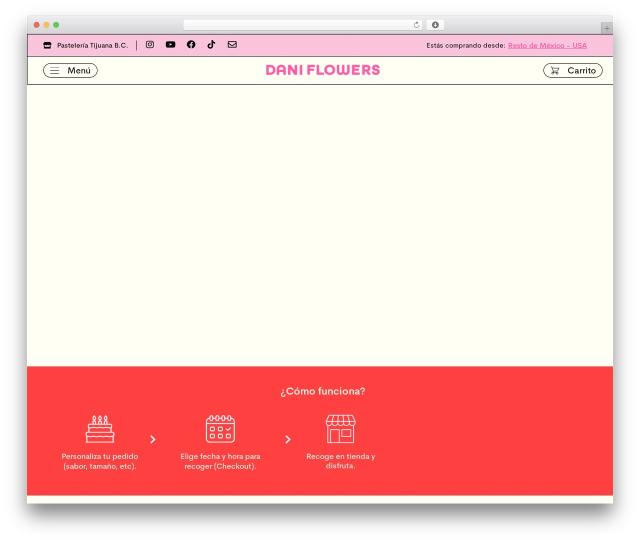 Hello Elementor WordPress theme - daniflowersbakery.com