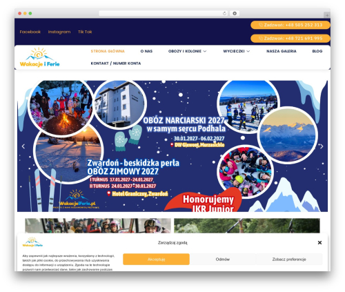 Fastcarouselelementor WordPress plugin - wakacjeiferie.pl
