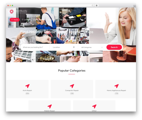 Listeo theme WordPress - repairbuddy.net