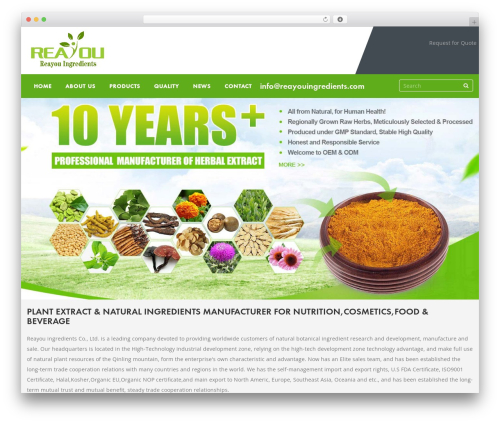 Theme WordPress SOHOWP - reayouingredients.com