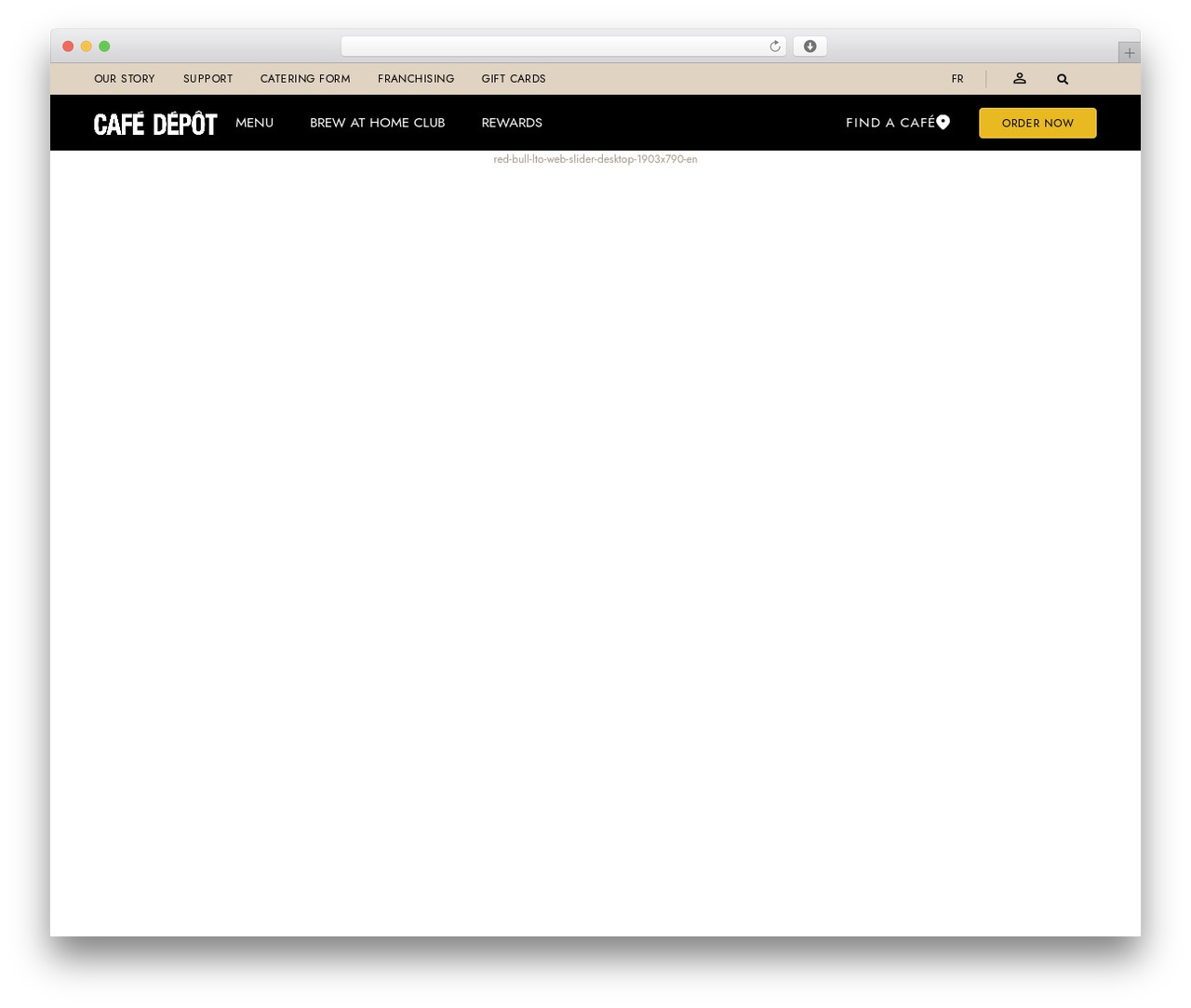 WP theme Hello Elementor - cafedepot.com