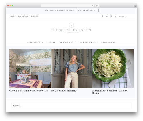 Best WordPress theme Captivating Theme - thesouthernsource.com