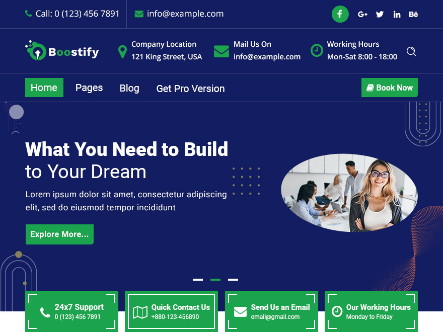 Boostify WordPress theme Boostify WordPress theme