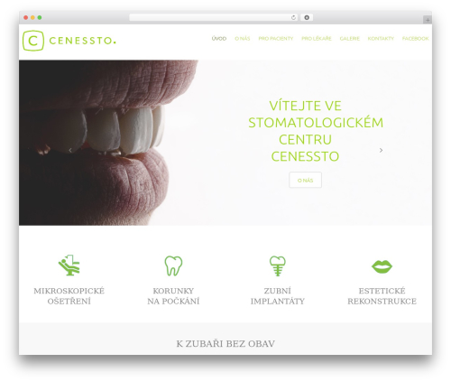 cherry WordPress theme - cenessto.cz
