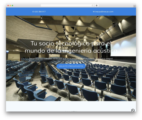 Constructor WP theme - inecav.com