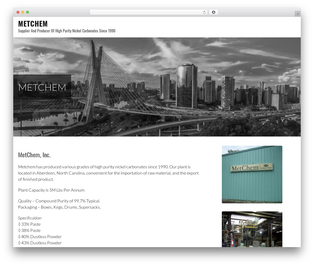 Executive free WordPress theme - cobalt-nickel.com