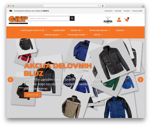 Webtim elementor WordPress plugin - grip-trgovina.si