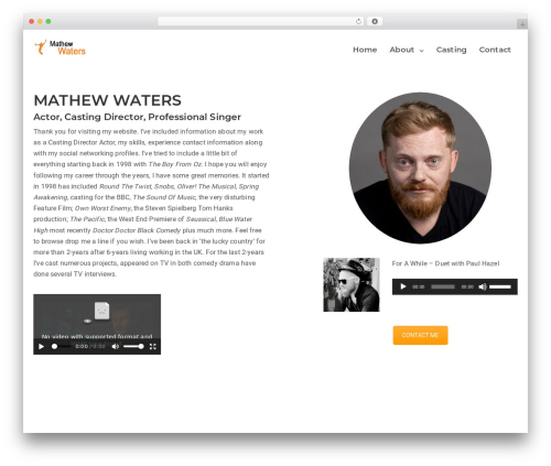 Theme WordPress Visual Composer Starter - mathewwaters.com