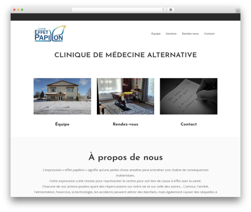 WellSpring WordPress theme - centreeffetpapillon.com