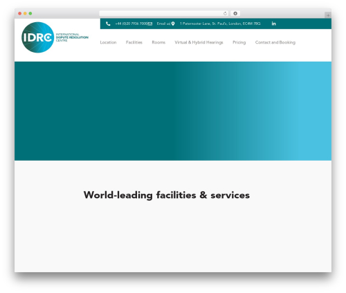 Codesk themer WordPress plugin - idrc.co.uk