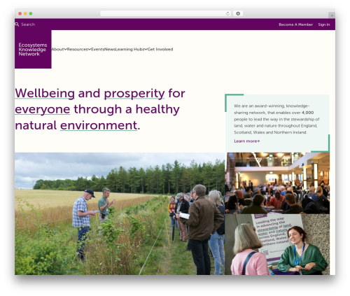 Ecosystems Knowledge Network WordPress theme - ecosystemsknowledge.net