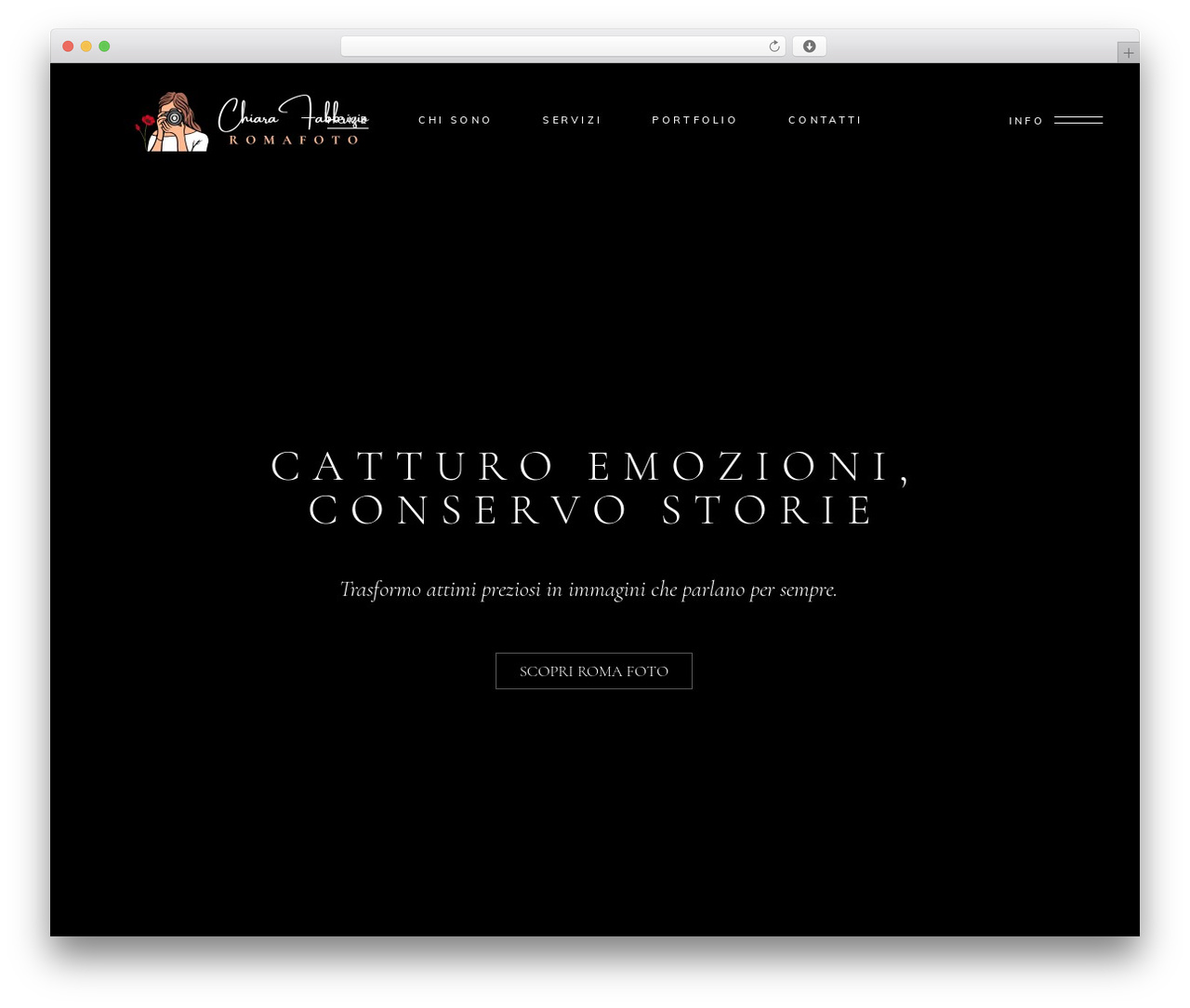 Solene WordPress theme - romafoto.it