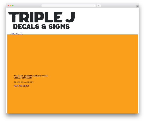 Sonder Client WordPress theme - jjjsigns.com