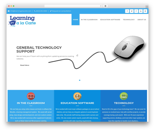 Spirited Pro theme WordPress - learningalacarte.com