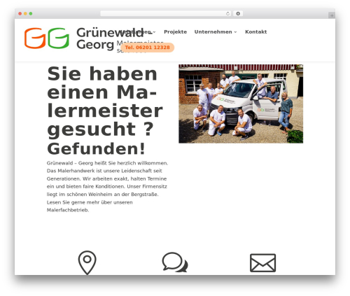 Theme WordPress Divi - gruenewald-georg.de