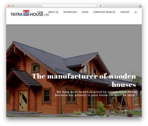 Theme WordPress Domik - tatra-house.com Theme WordPress Domik - tatra-house.com