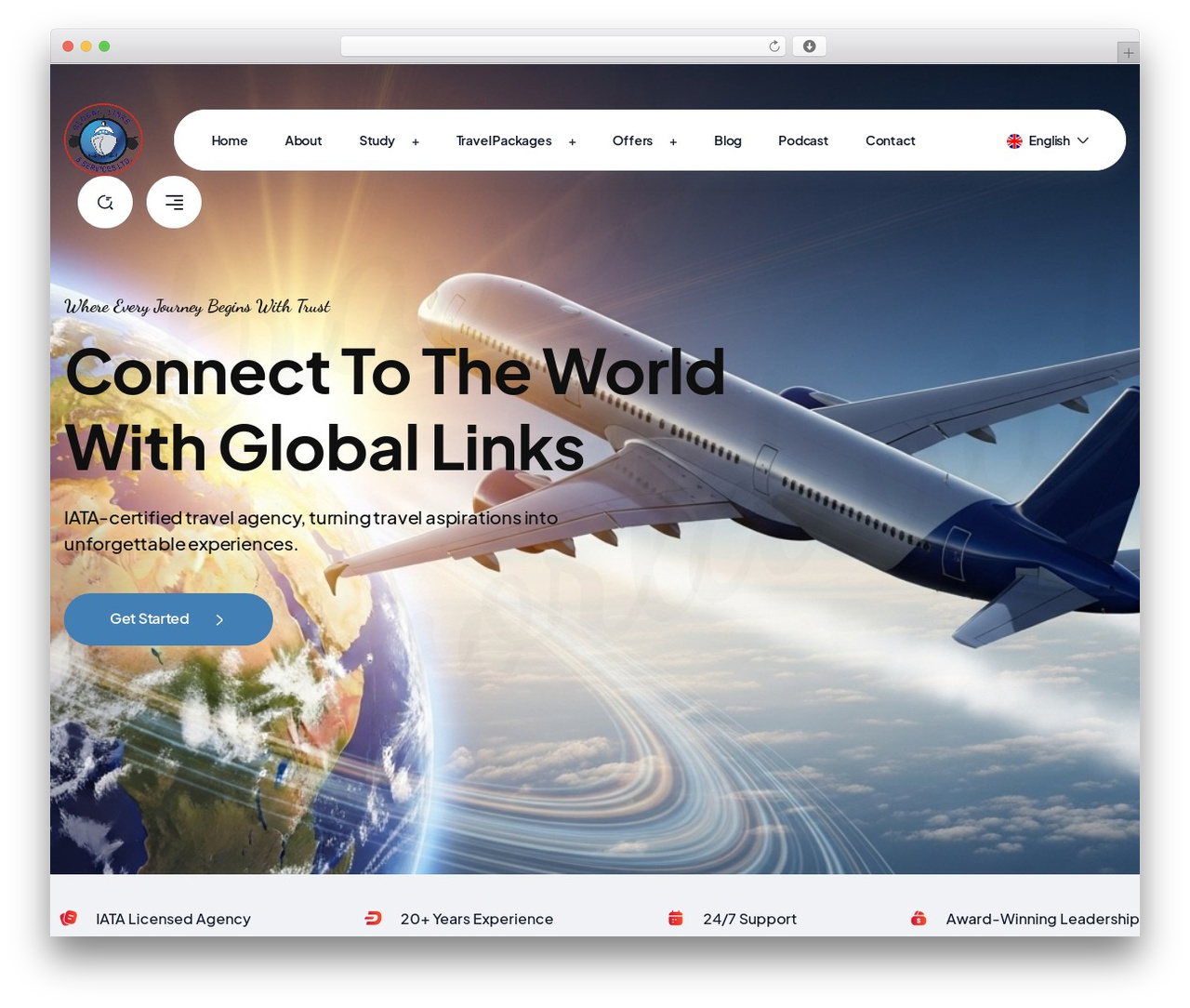 Theme WordPress Evisa - glstravels.com
