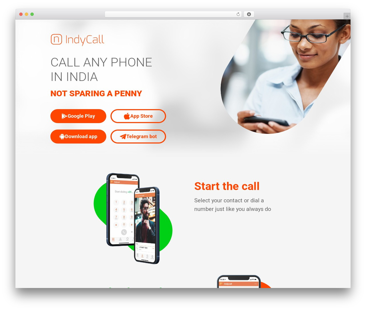 WordPress theme CustomI - indycall.com