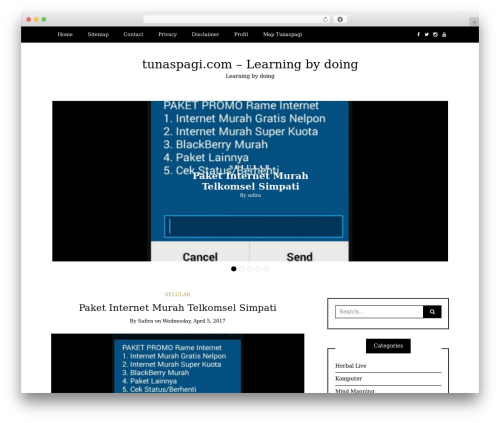 Writee WordPress theme - tunaspagi.com Writee WordPress theme - tunaspagi.com