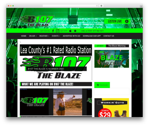 Entity closing lite WordPress plugin - b107theblaze.com