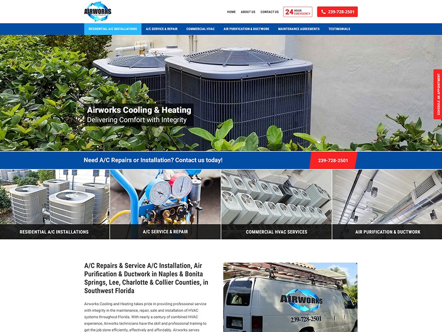 AirworkCH WordPress website theme by American Creative
