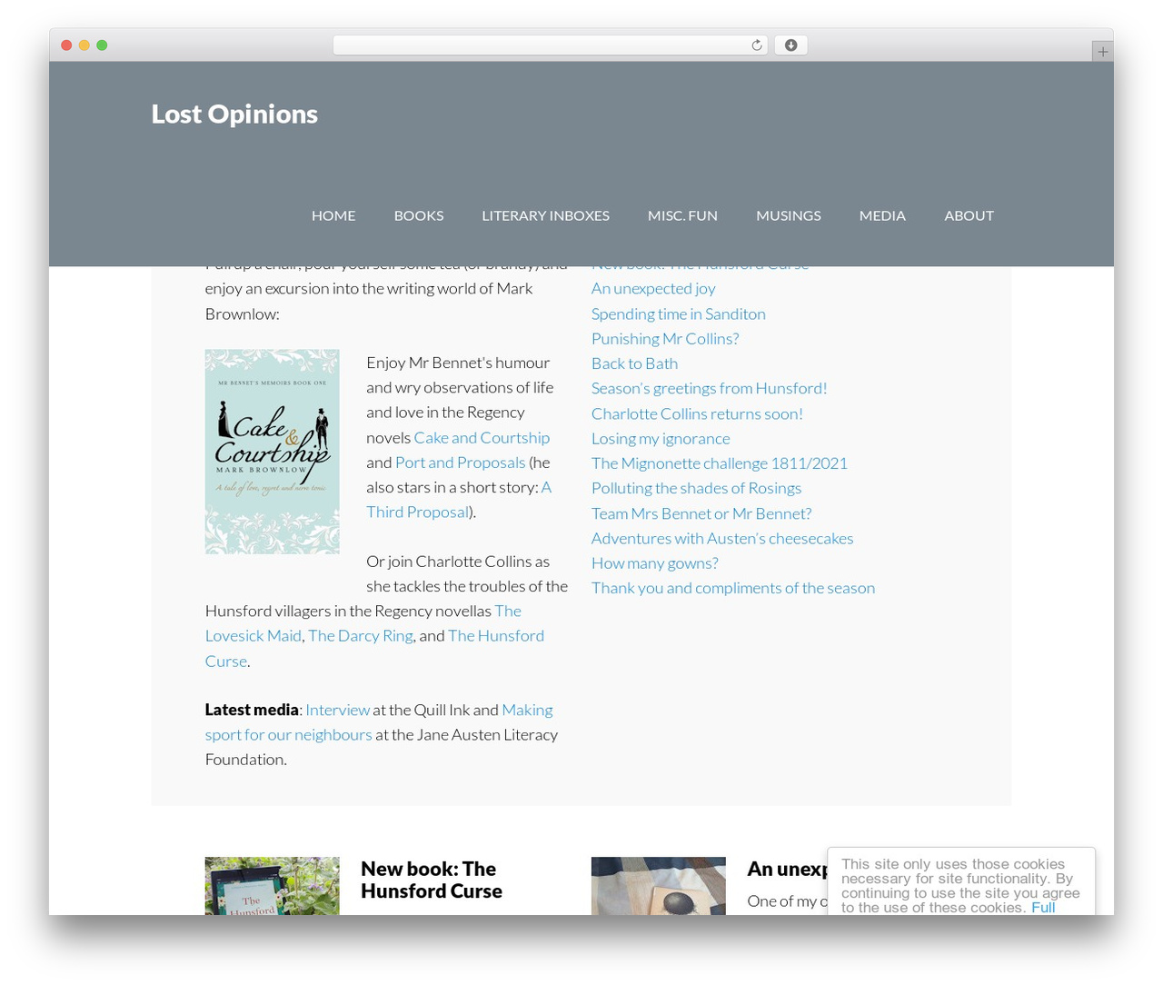 Genesis WordPress theme - lostopinions.com Genesis WordPress theme - lostopinions.com