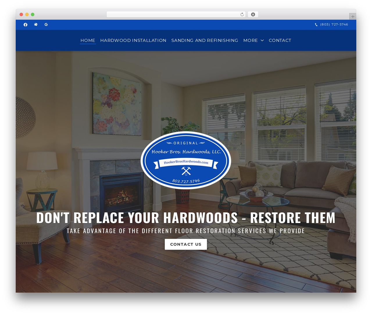 Beacon Theme theme WordPress - hookerbroshardwoods.com