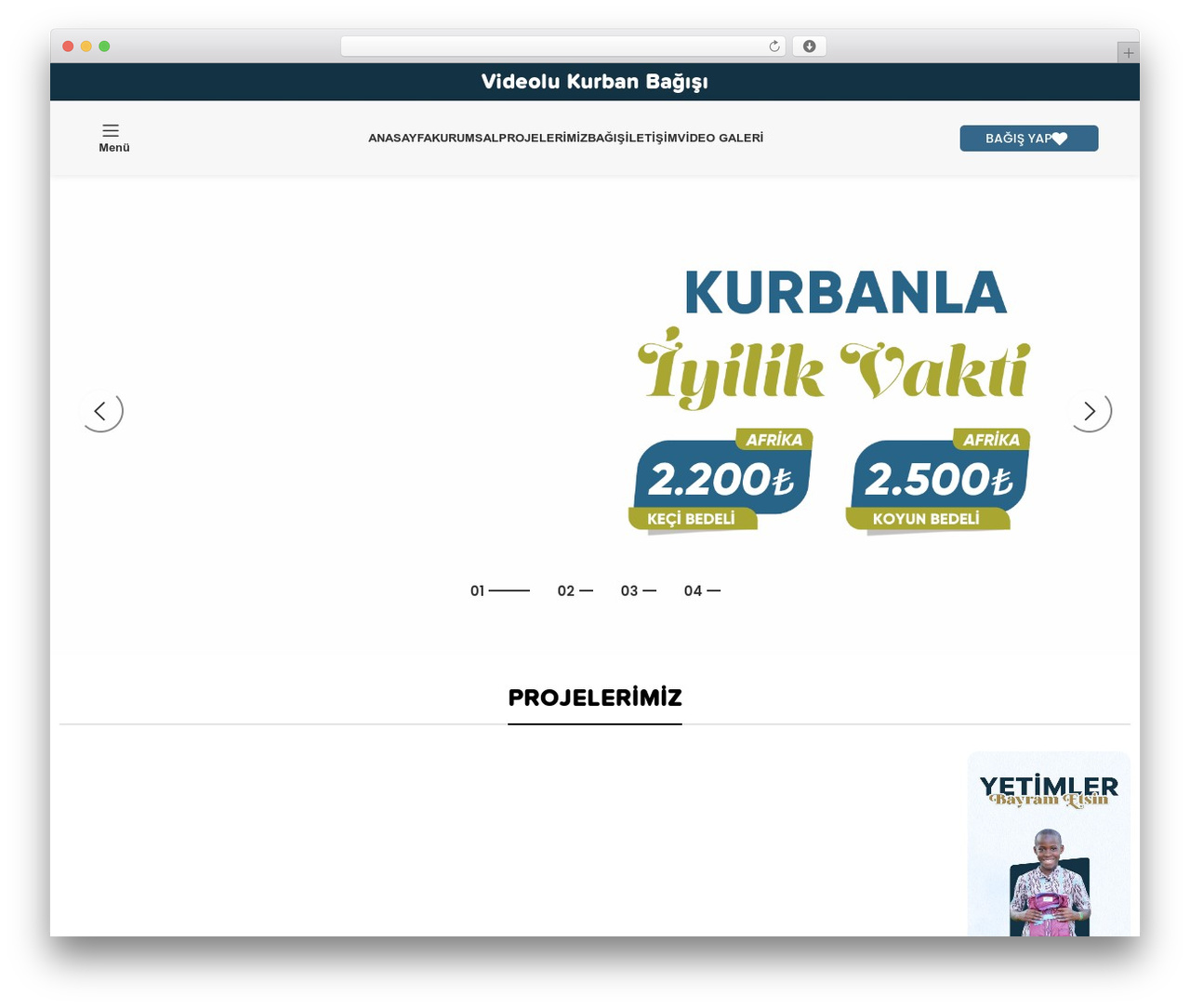 Dernekpro theme WordPress - www.iyilikvakti.org.tr