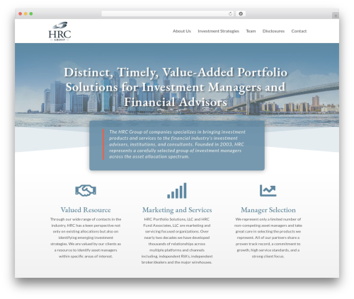 Divi WordPress theme design - hrcfinancialgroup.com