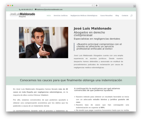 Divi WordPress theme - joseluismaldonado.com
