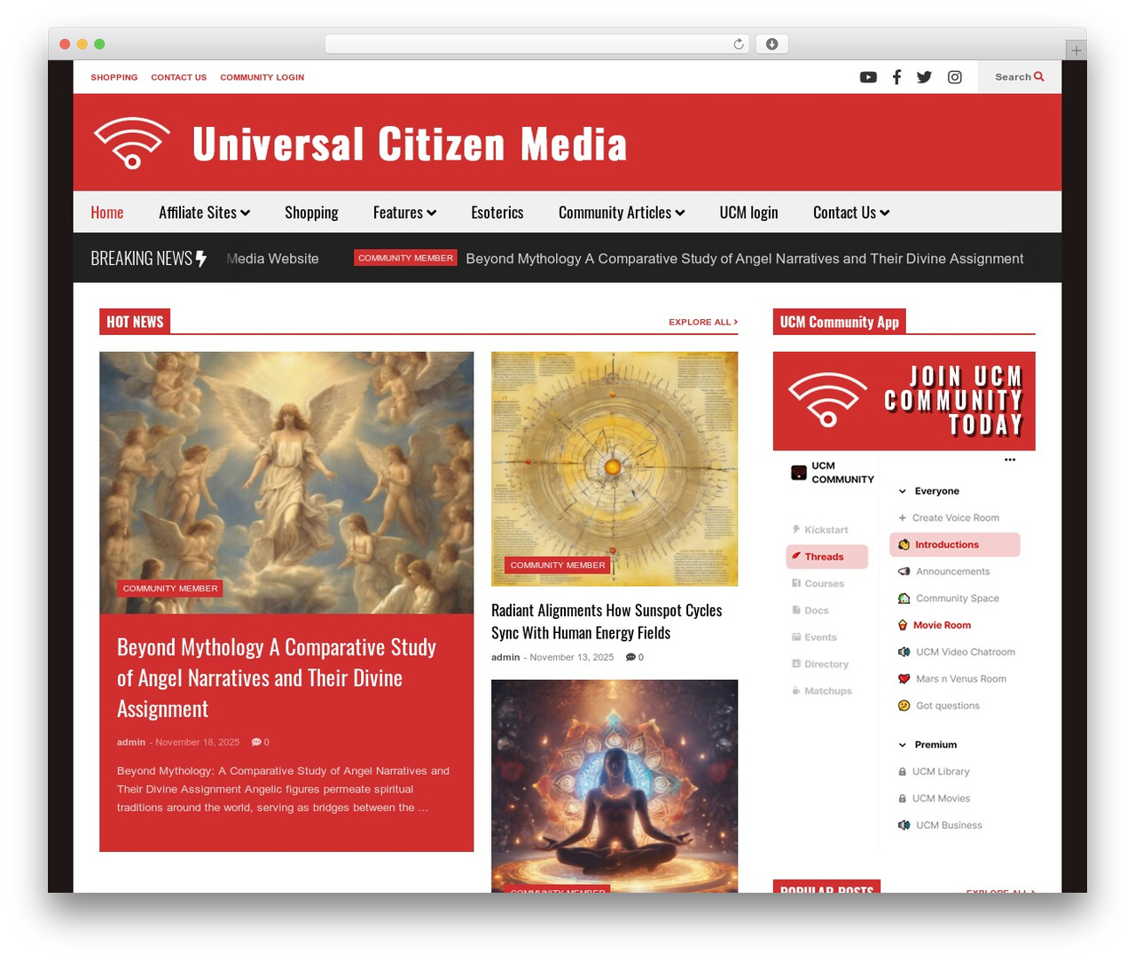 FlatNews WordPress theme design - universalcitizentv.com FlatNews WordPress theme design - universalcitizentv.com
