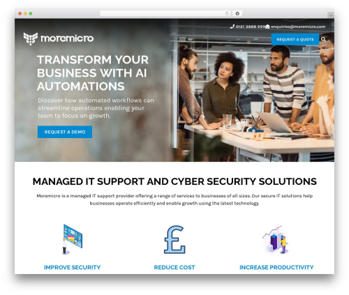 Globalgraphics Theme for Moremicro WordPress theme - moremicro.com