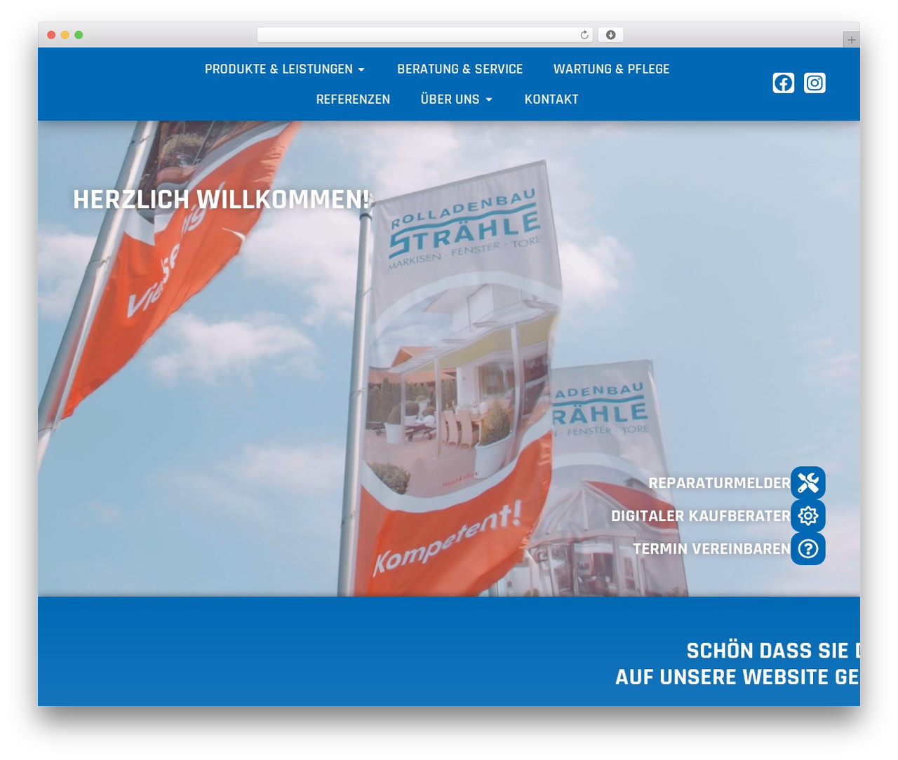 Hello Elementor theme WordPress - rolladenbau-straehle.de