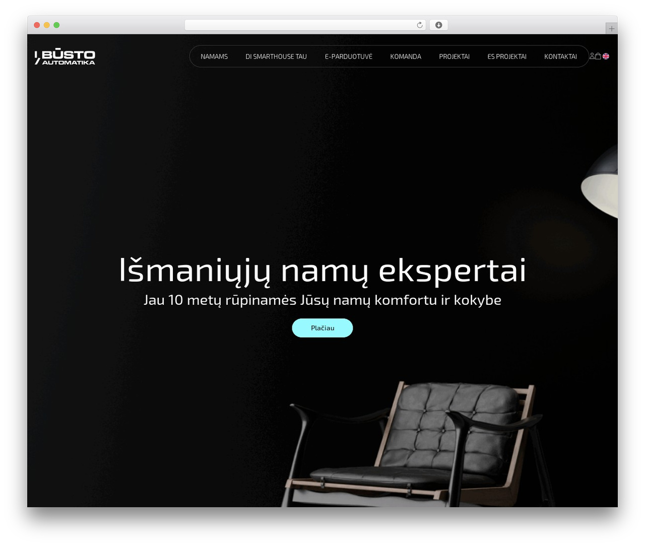 ITBrolis WordPress website theme - bustoautomatika.lt