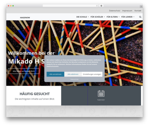 KSM Schulwebseiten WordPress theme - mikado-hagenow.de