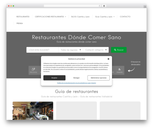 Jscomposer WordPress plugin - www.dondecomersano.es