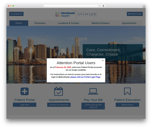 Mypractis WordPress plugin - concordemed.com