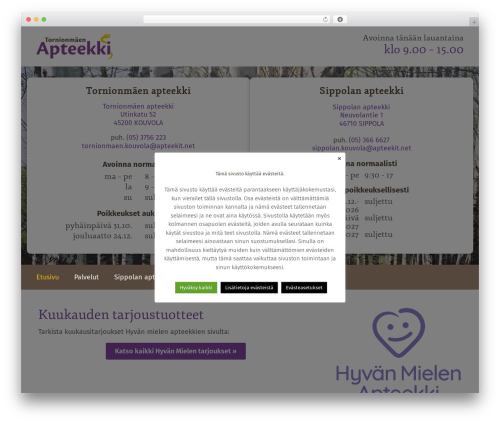 Primus Core theme WordPress - tornionmaenapteekki.fi