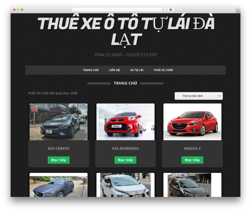 Simple Shop WordPress theme - thuexetulaidalat.com