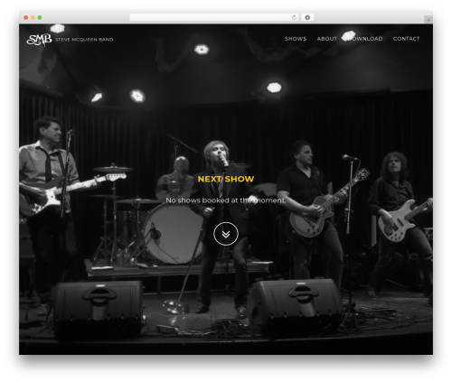 SMB top WordPress theme - stevemcqueenband.com