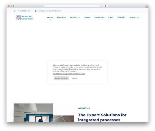 StartFlow WordPress theme - chemiplantindia.com